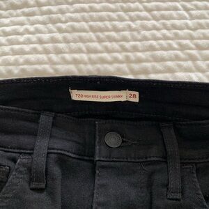 Levi's Black High Rise Jeans
